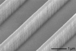 Deep anisotropic etching of silica with CHF2 / H2 chemistry