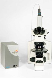 Film thickness probe with microscope upgrade